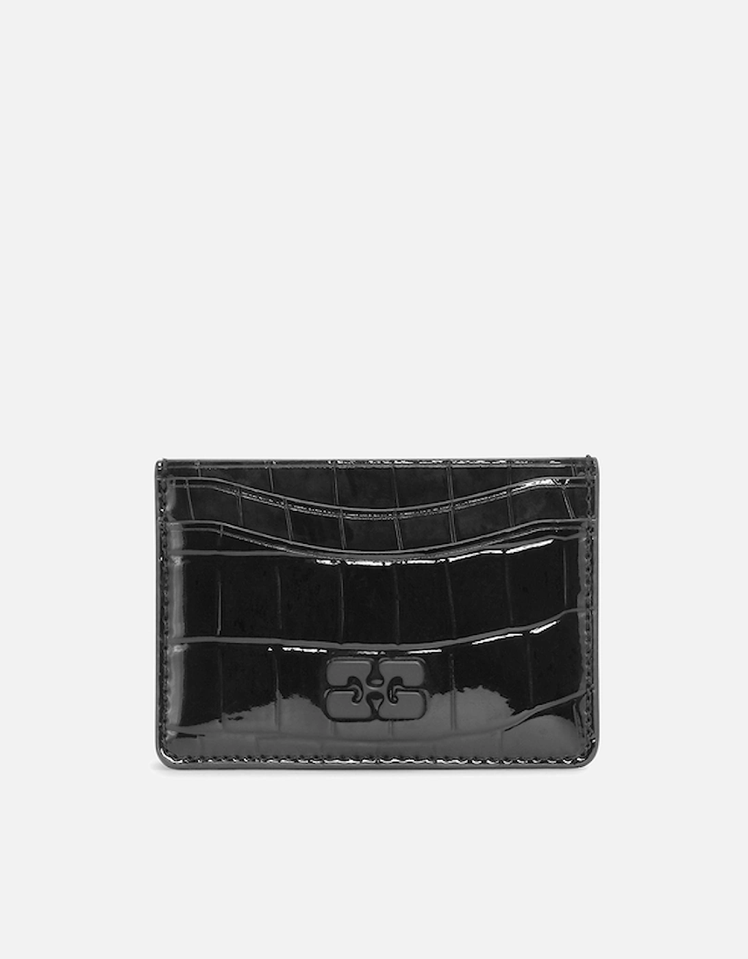 Bou Leather-Blend Croc-Effect Cardholder, 2 of 1