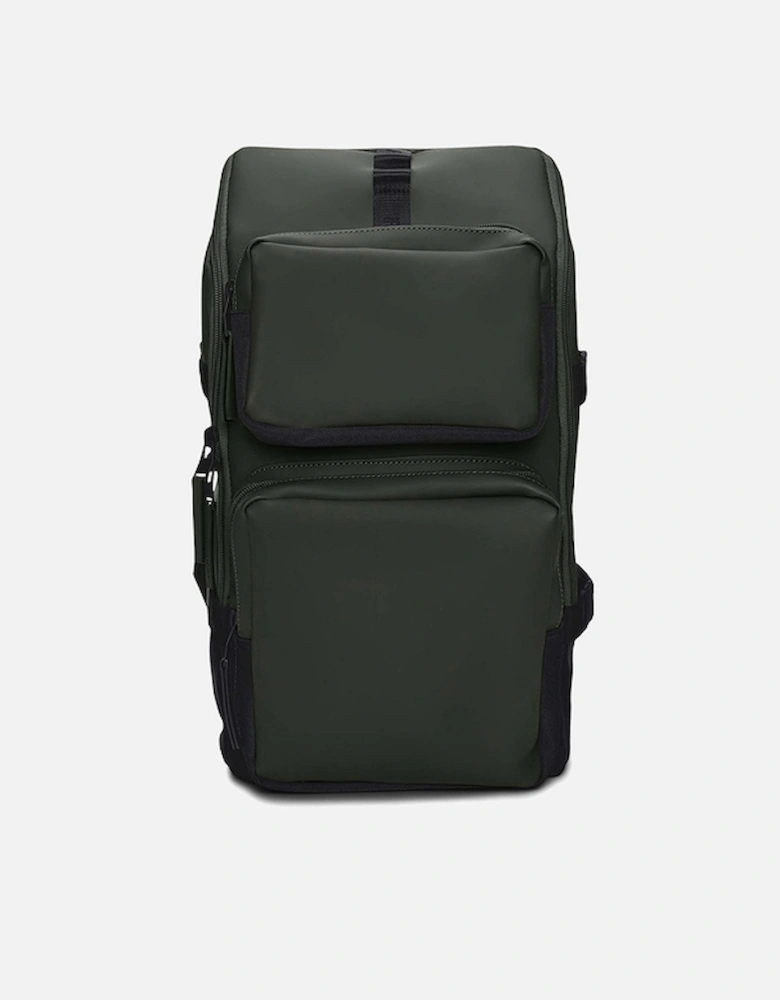 Trail Coated Matte-Shell Cargo Backpack