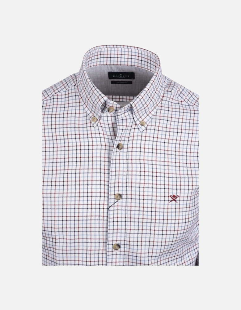 Brushed Tattersal Shirt Red Check