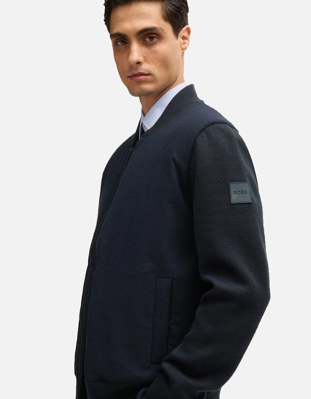 Boss P-Eflano Jacket Dark Blue