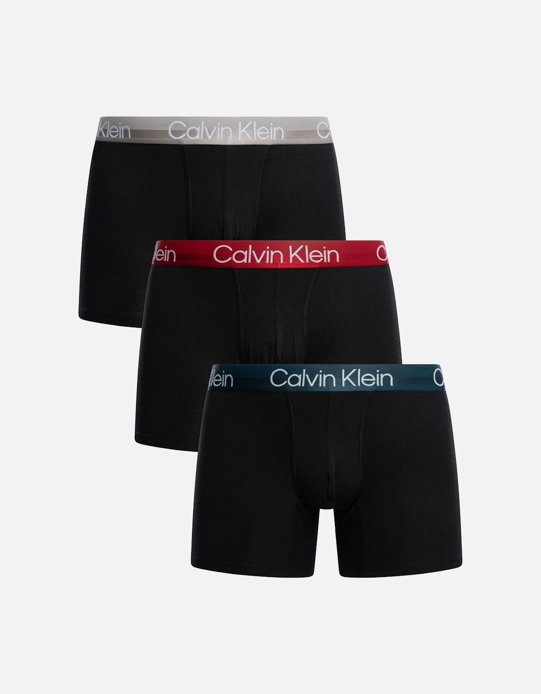 3 Pack Boxer Brief Blue/Red/Grey, 5 of 4