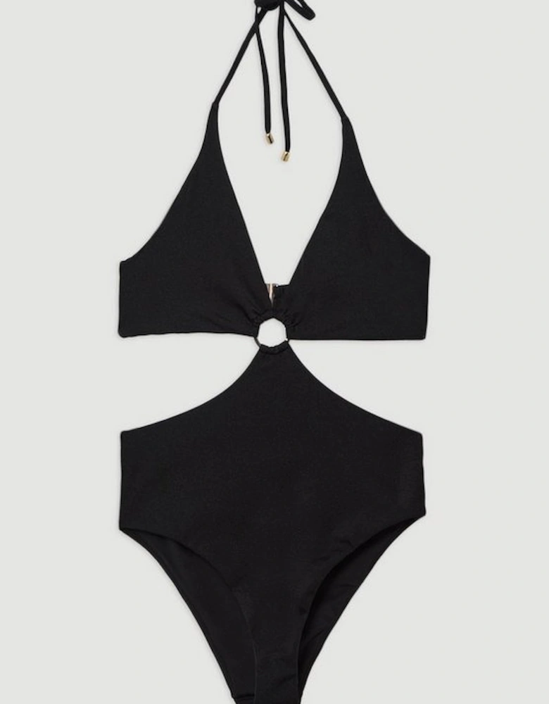 Slinky Cut Out Ring Detail Swimsuit