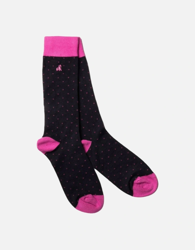 SPOTTED PINK SOCKS