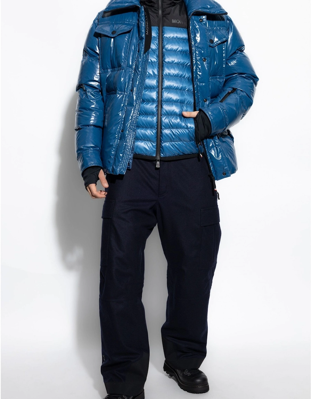 Hybrid Ski Jacket Blue