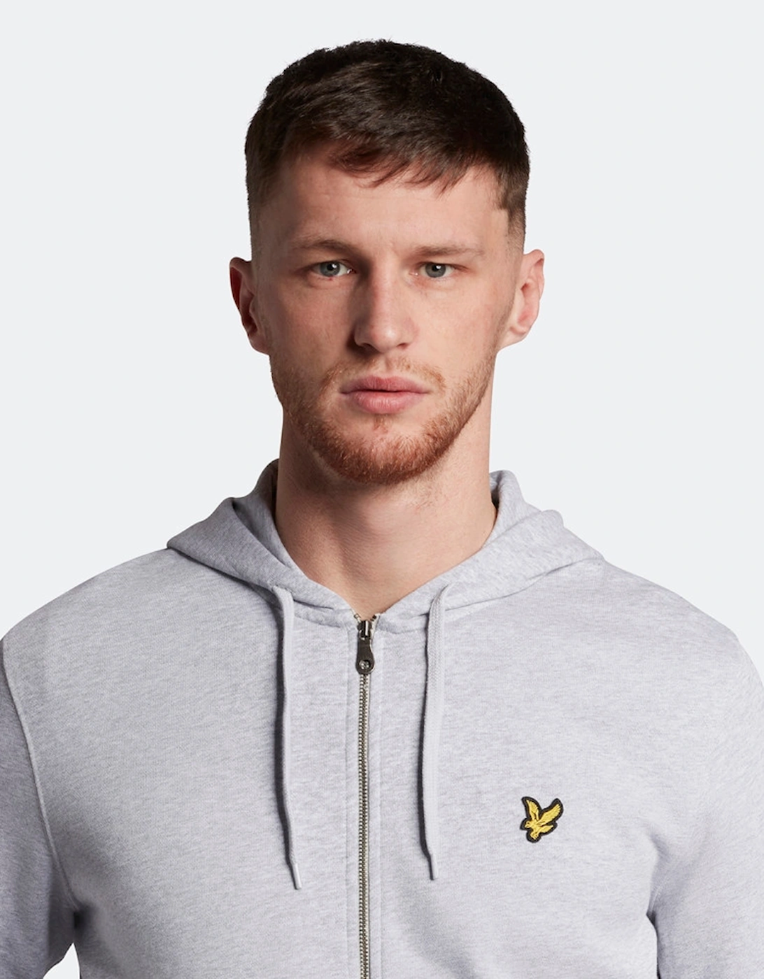 Lyle & Scott Mens Zip Through Regular Fit Cotton Hoodie