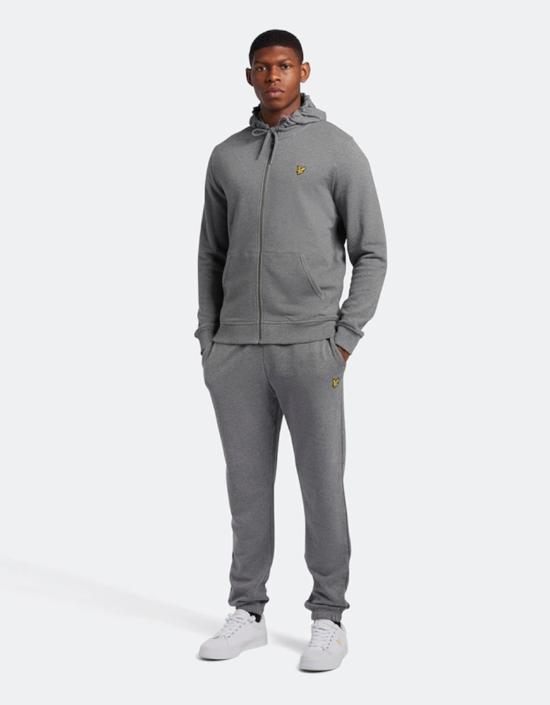 Lyle & Scott Mens Zip Through Regular Fit Cotton Hoodie