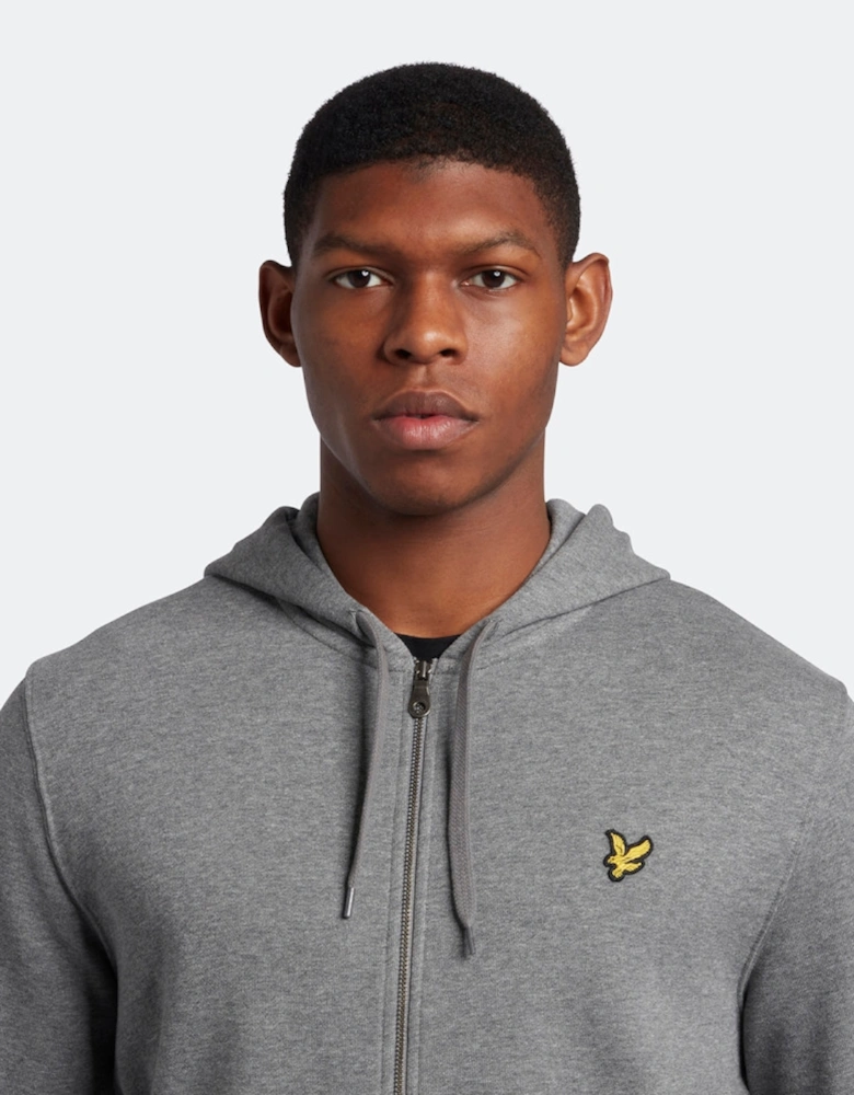 Lyle & Scott Mens Zip Through Regular Fit Cotton Hoodie