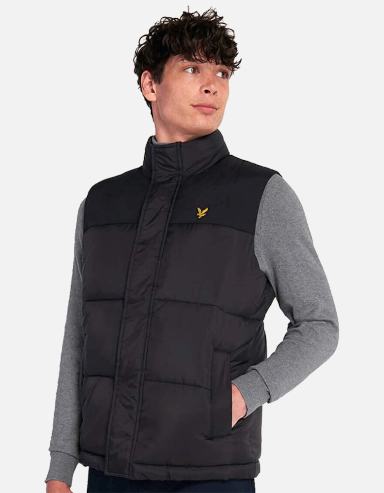 Lyle & Scott Mens Wadded Waterproof Padded Bodywarmer Gilet