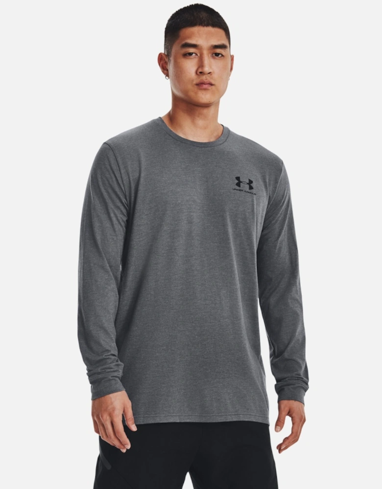 Mens Sportstyle Left Chest Wicking Training Top