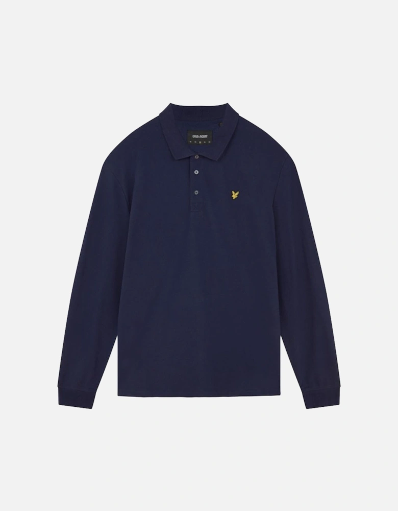 Lyle & Scott Mens Long Sleeve Collared Polo Shirt