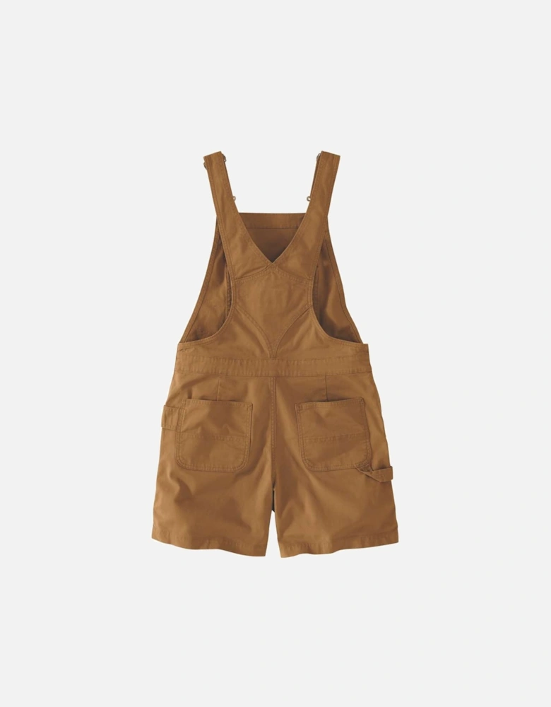 Carhartt Womens Rugged Flex Relaxed Fit Shortall Overalls