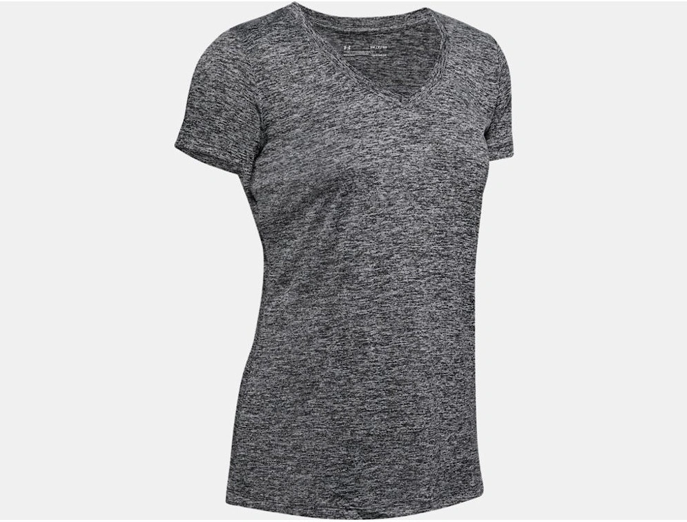 Womens UA Tech Twist V-Neck Loose Fit T Shirt