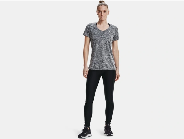 Womens UA Tech Twist V-Neck Loose Fit T Shirt