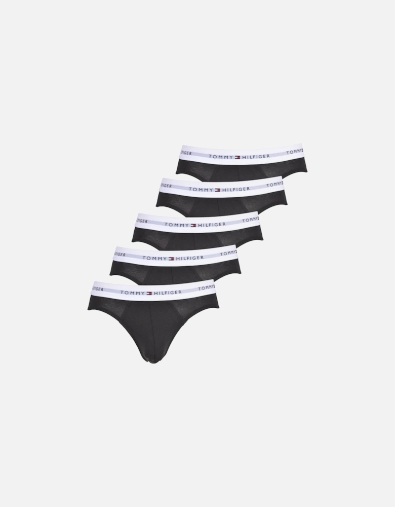 5-Pack Signature Cotton Briefs, Black