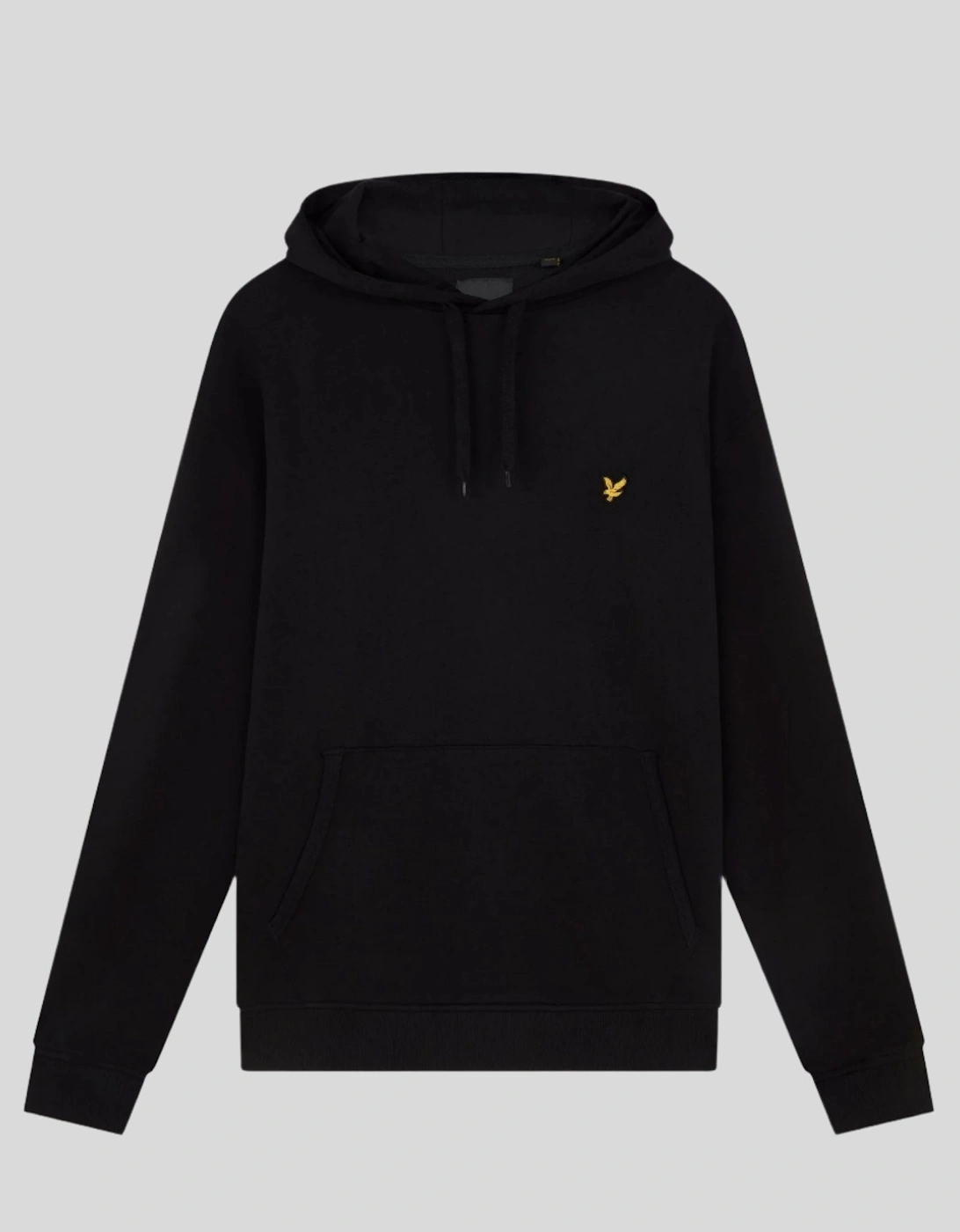 Lyle And Scott Men's Black Loopback Cotton Hoodie  46/Regular 3XL