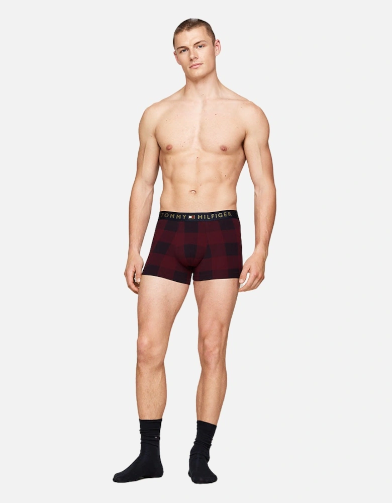 TH Original Boxer Trunks & Socks Gift Set, Red/Navy