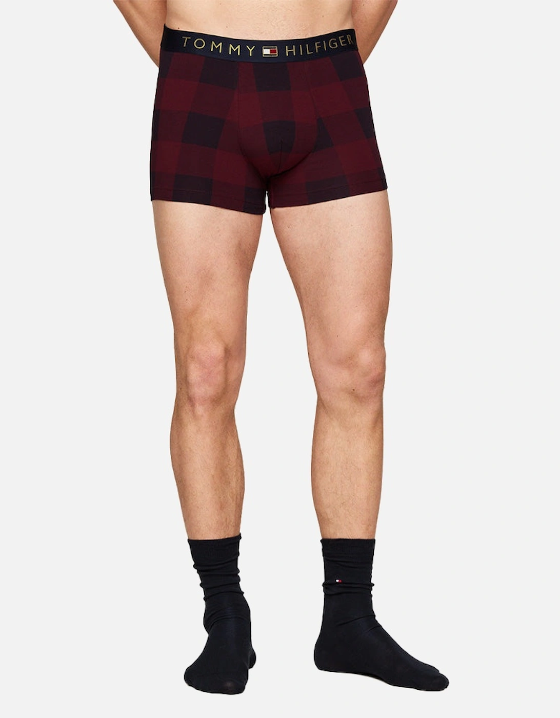 TH Original Boxer Trunks & Socks Gift Set, Red/Navy, 6 of 5