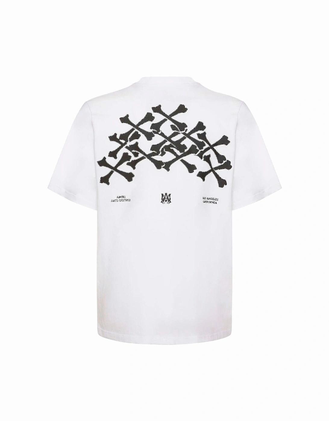 Hollywood Bones Stacked Logo T-Shirt in White, 5 of 4