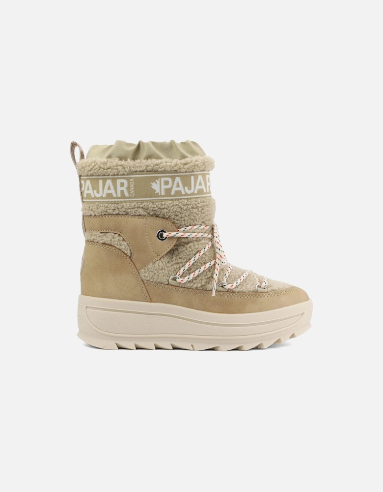 Galaxy Lama Snow Boots - Beige