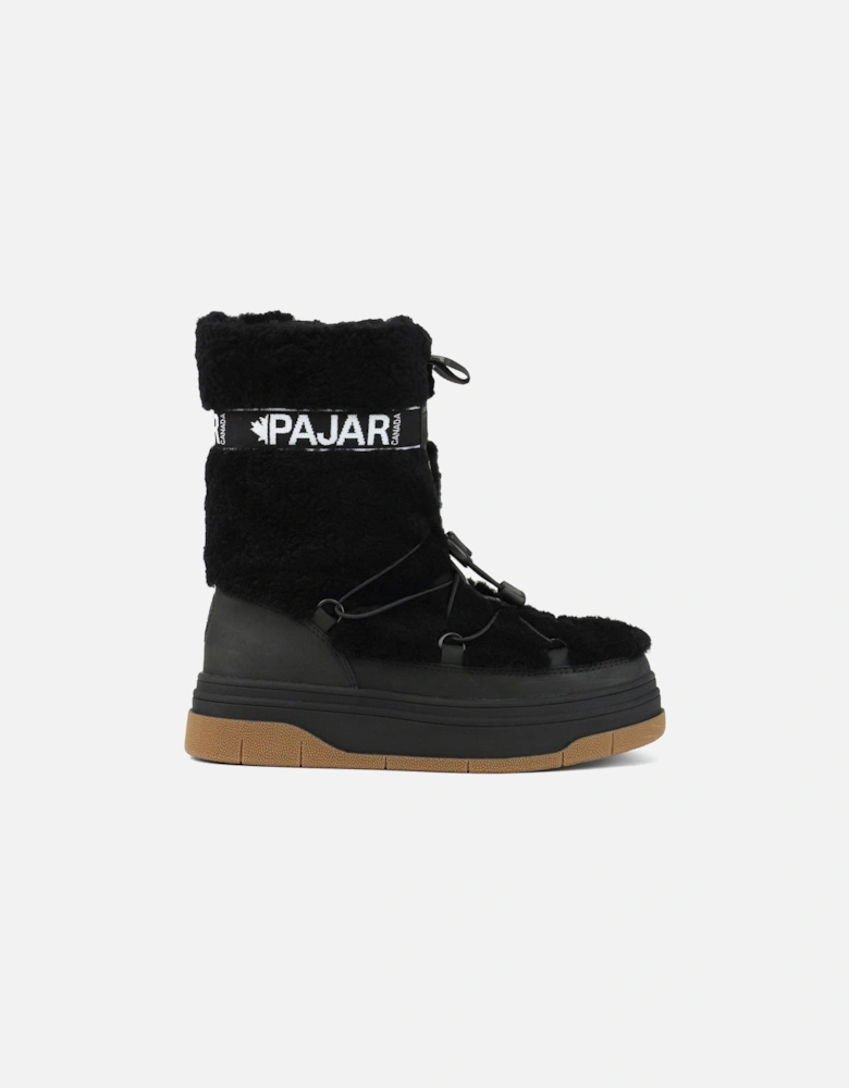 Janie High Snow Boots - Black