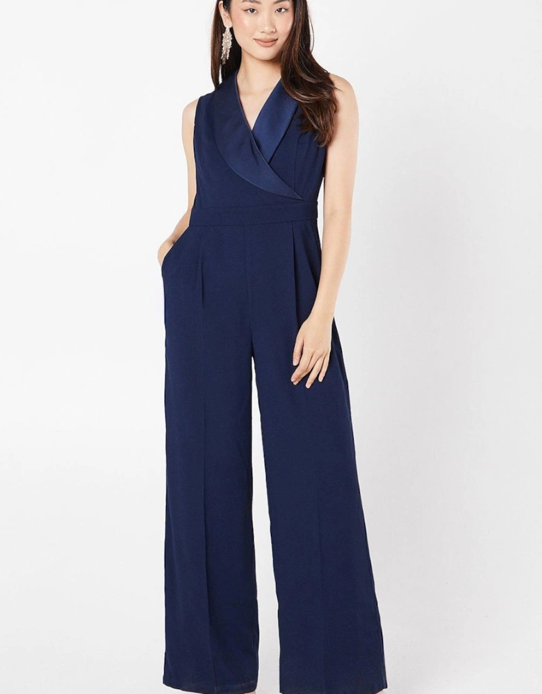 Crepe Wrap Jumpsuit