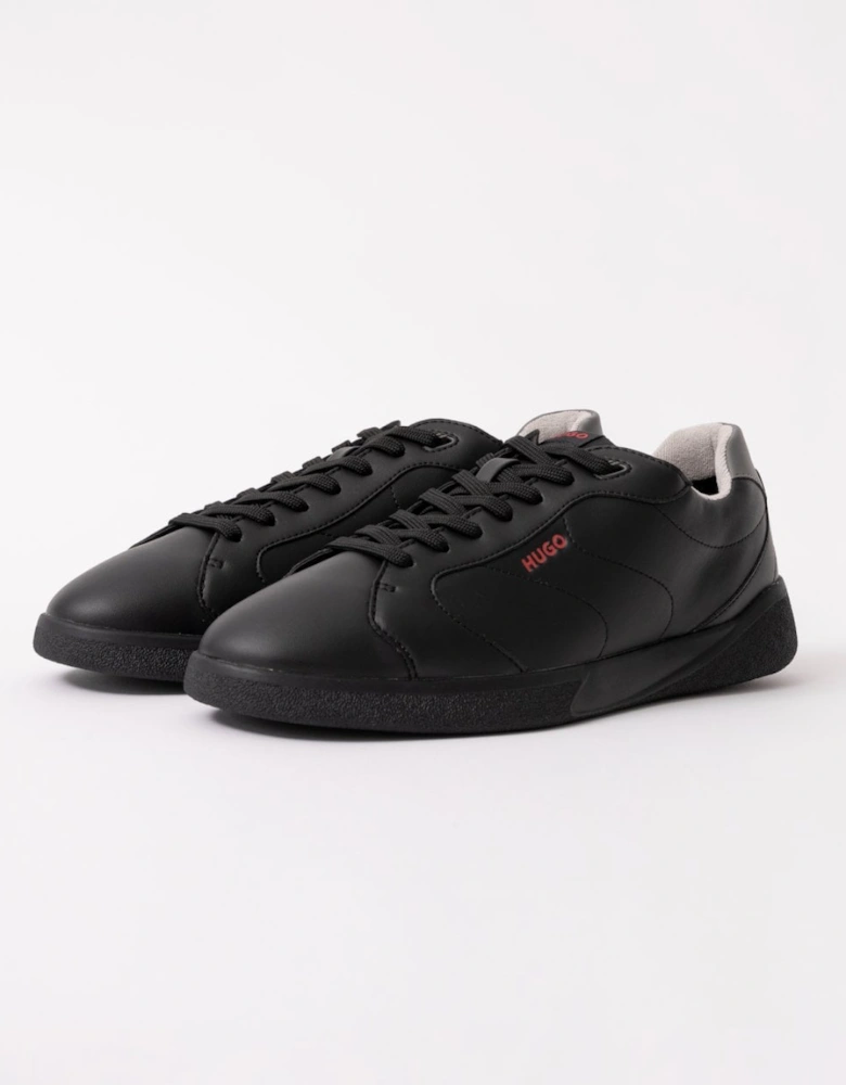 HUGO Riven Tenn Mens Cupsole Trainers with Logo Details on Rubber Outsole