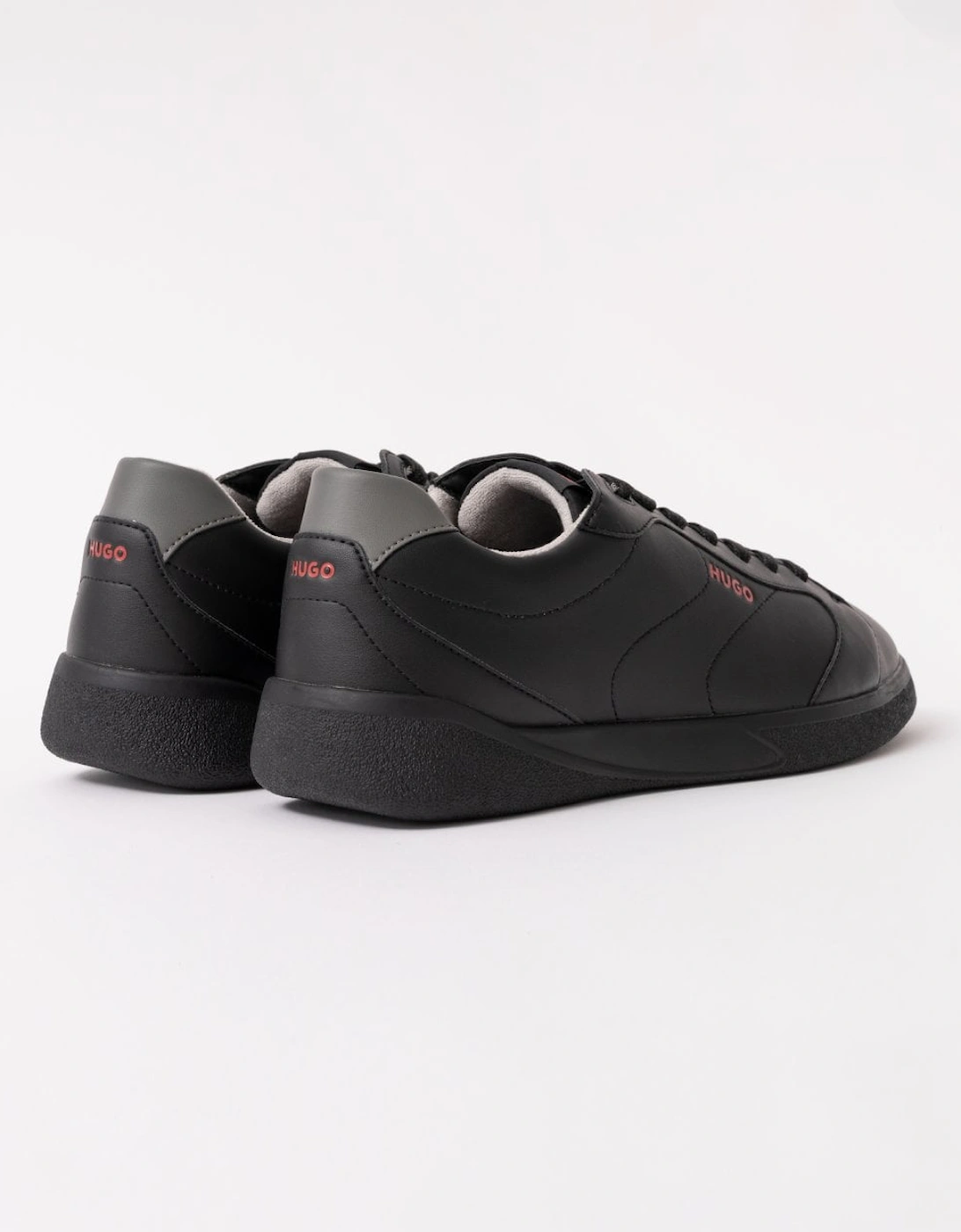 HUGO Riven Tenn Mens Cupsole Trainers with Logo Details on Rubber Outsole