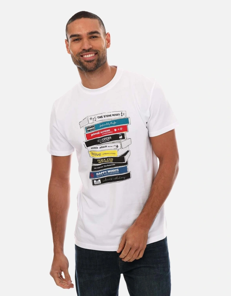 Mens Cassettes Printed T-Shirt