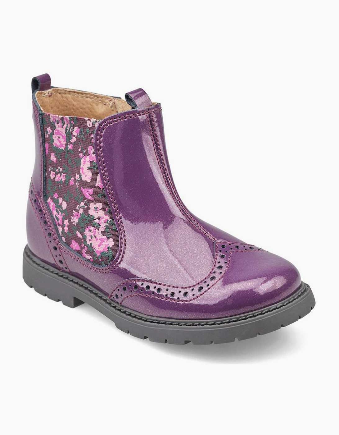 Start-Rite Girls Purple 'S Chelsea Infant Boots - Size: 12/1 Kids