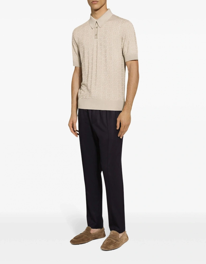 Knitted Polo Beige