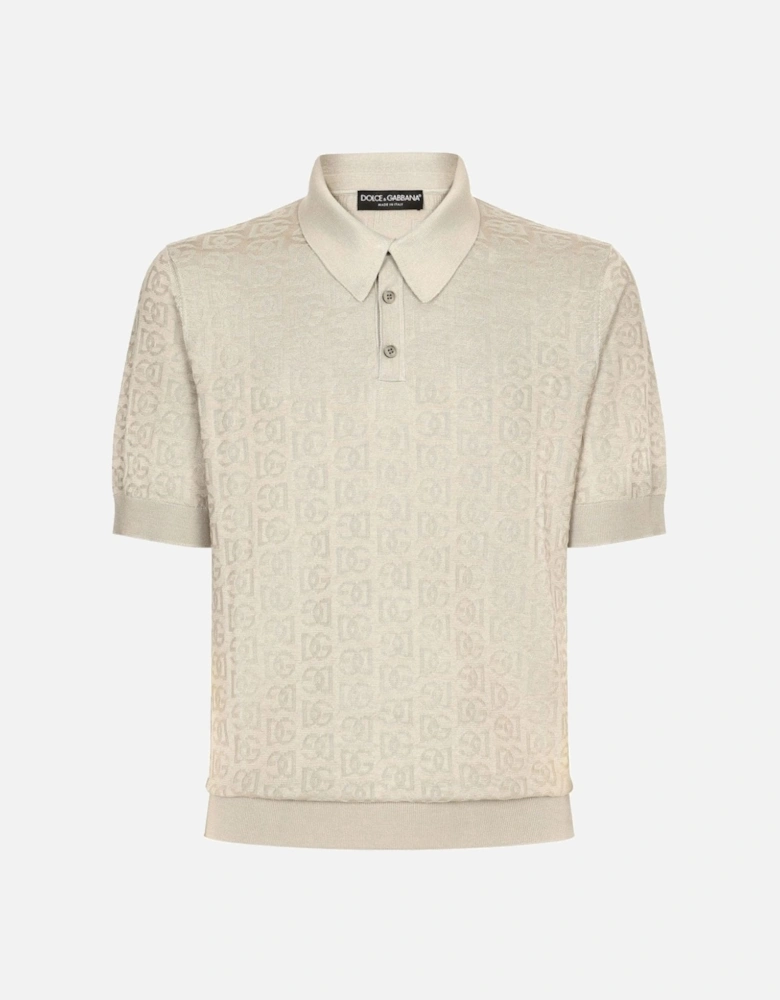 Knitted Polo Beige