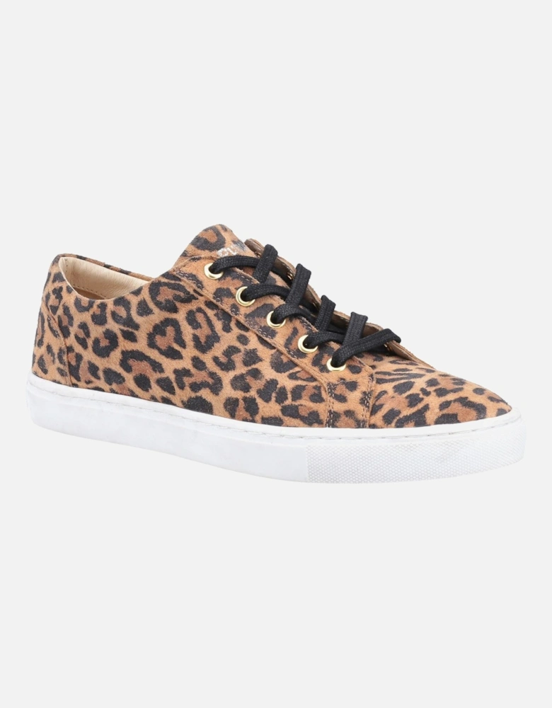 Tessa Suede Women's Leopard Trainers