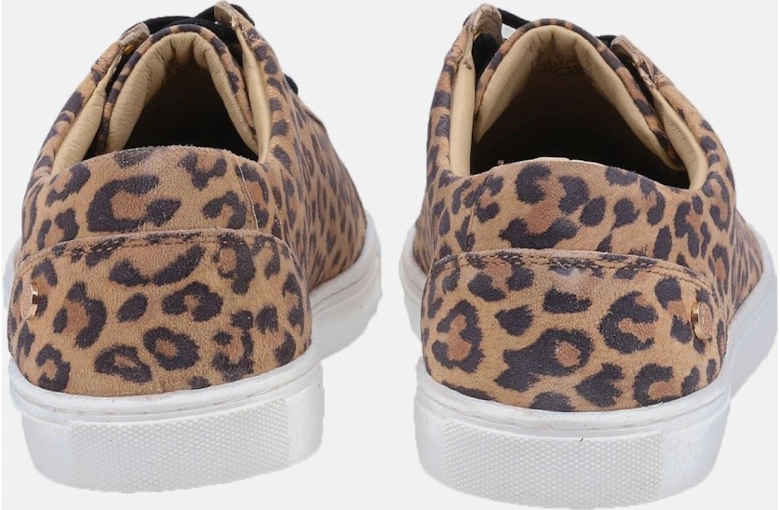 Tessa Suede Women's Leopard Trainers