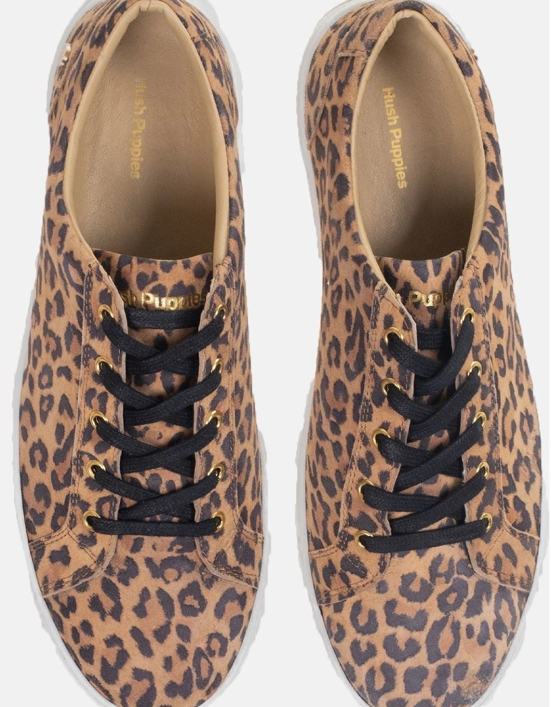 Tessa Suede Women's Leopard Trainers