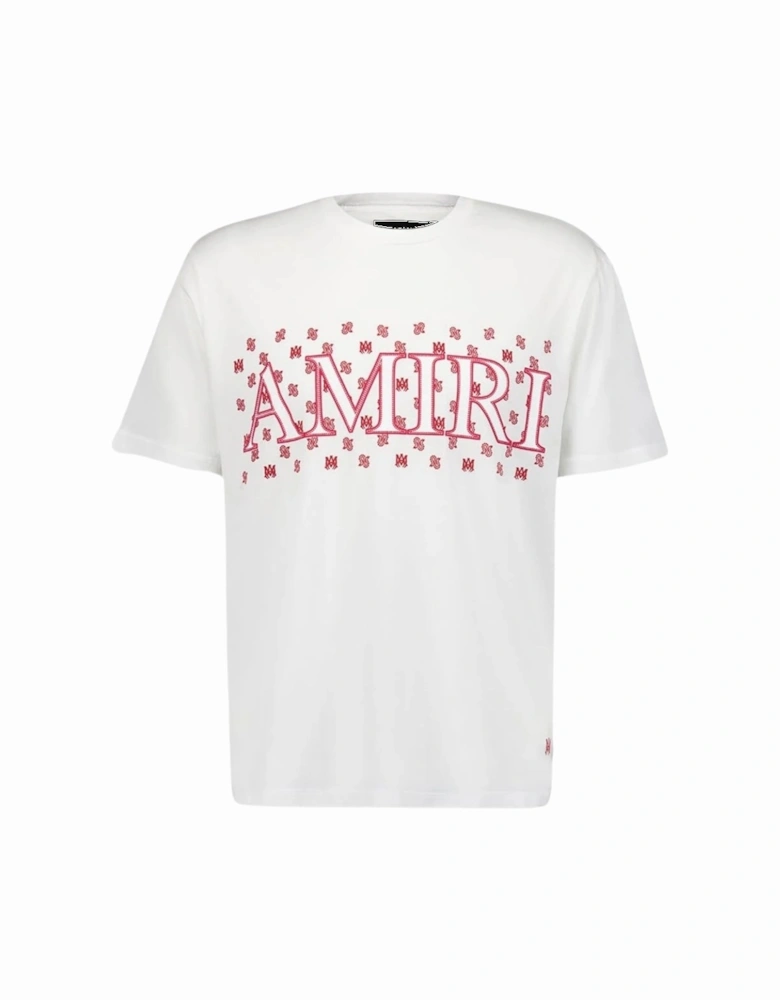 MA Paisley Logo White T-Shirt