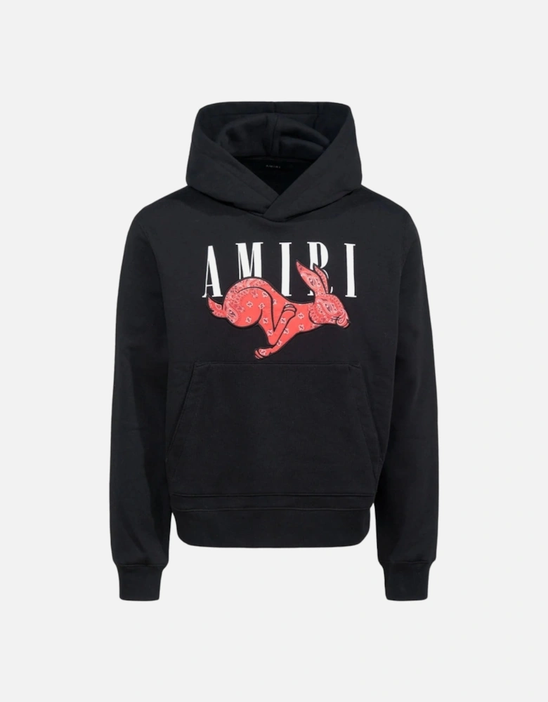 CNY Rabbit Logo Black Hoodie