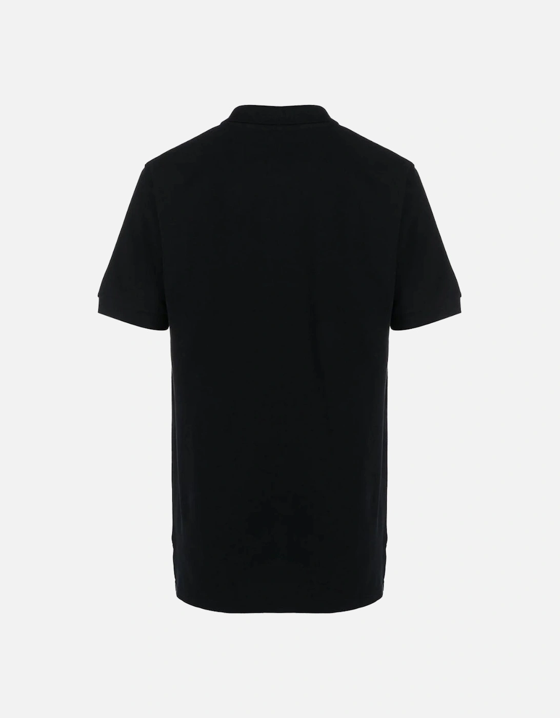 Small Swim Logo Black Polo Shirt