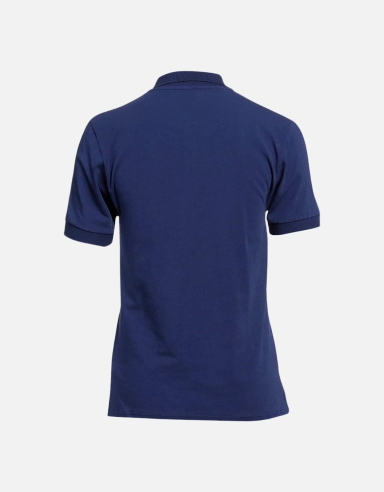 Swim Logo Navy Blue Polo Shirt