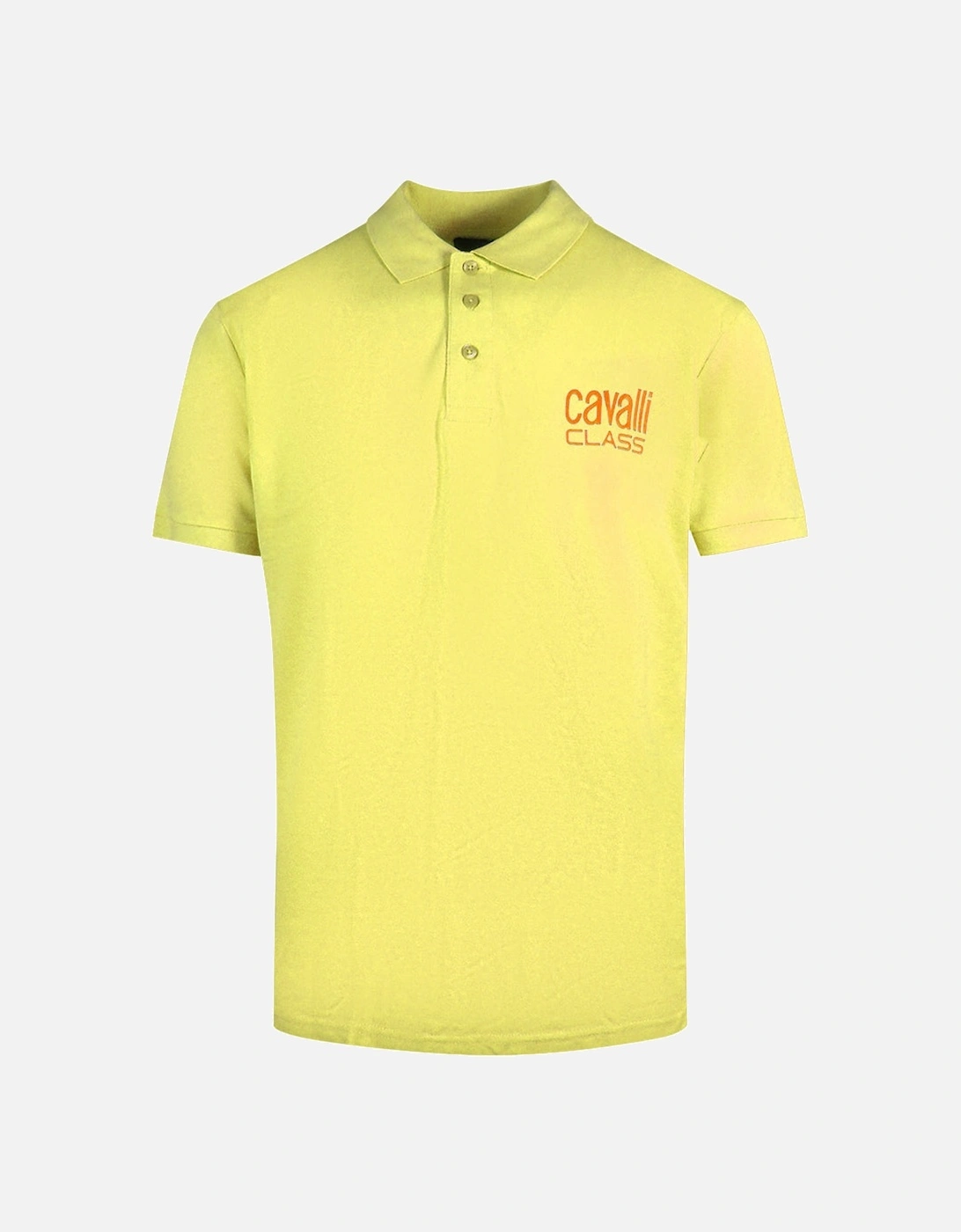 Cavalli Class Bold Logo Yellow Polo Shirt, 2 of 1