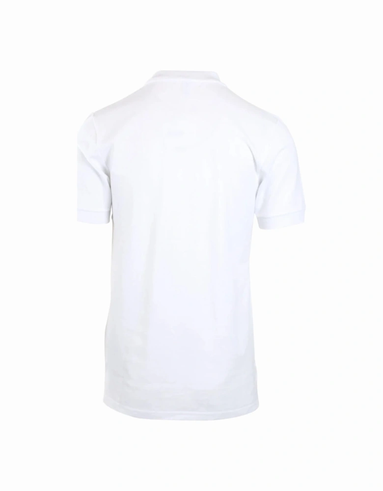 Swim Logo White Polo Shirt