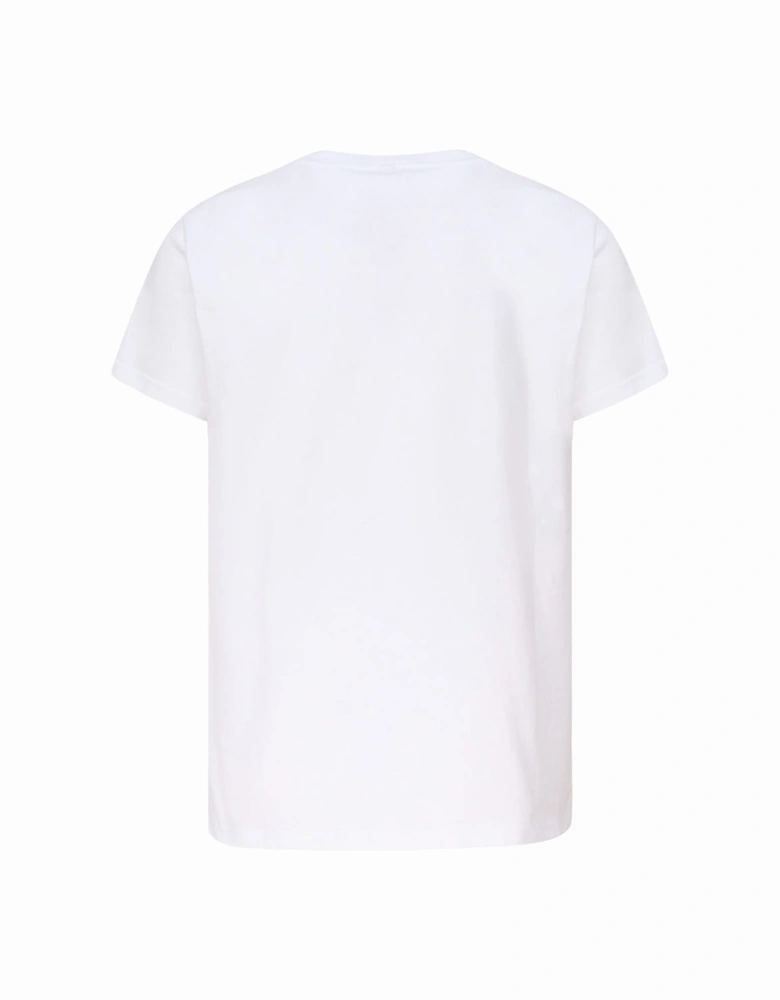 Swim Logo Plain White T-Shirt