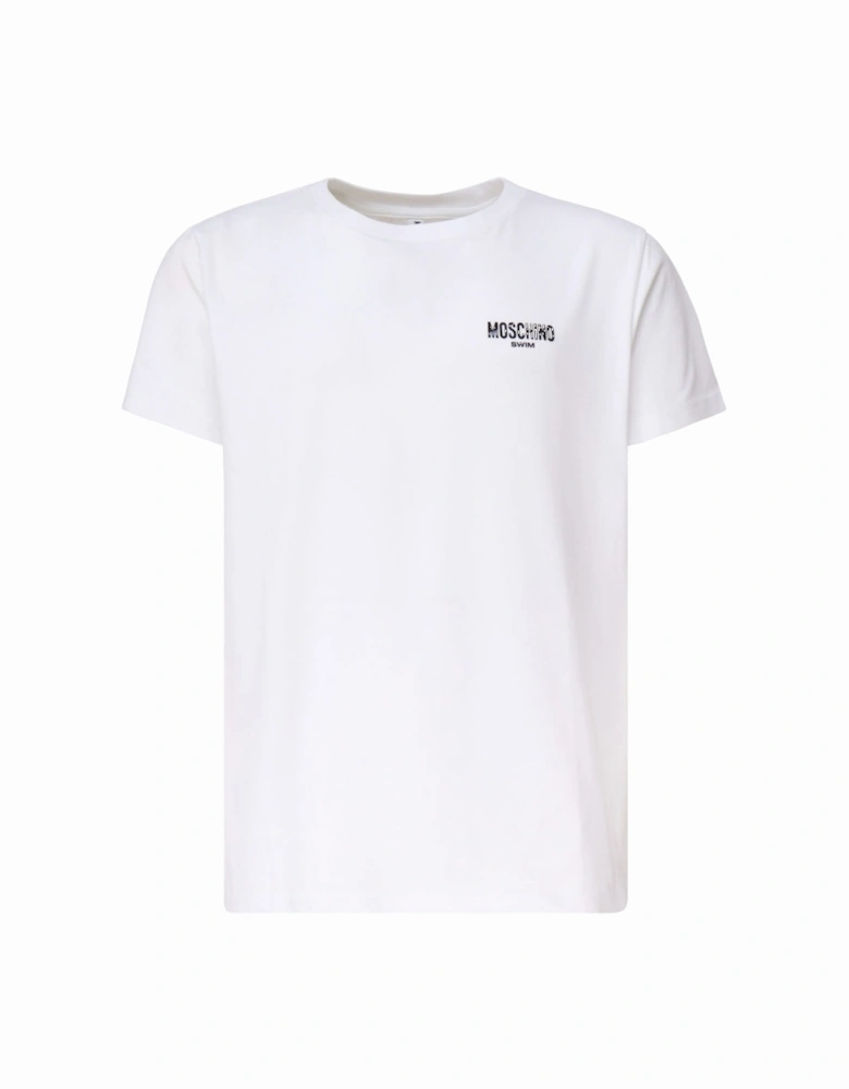 Swim Logo Plain White T-Shirt