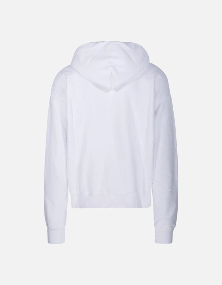 From Italy Design White Skate Fit Hoodie