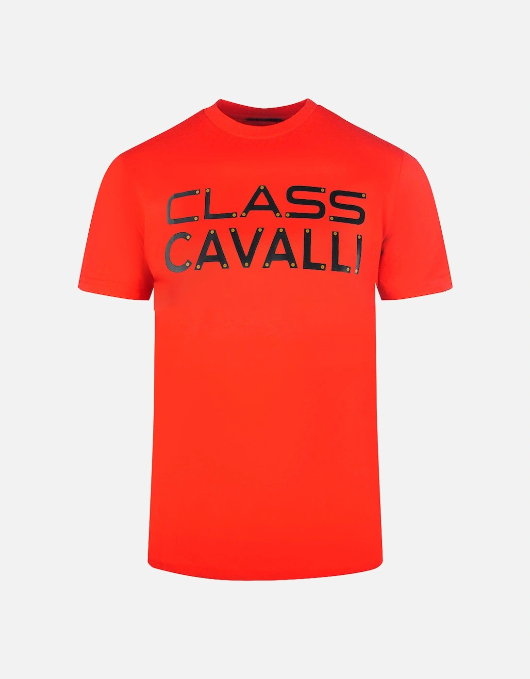 Cavalli Class Bolted Logo Red T-Shirt, 2 of 1