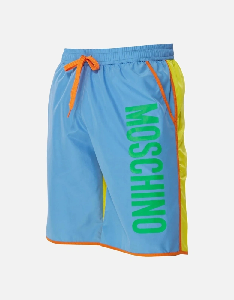 Colour Block Blue Swim Shorts