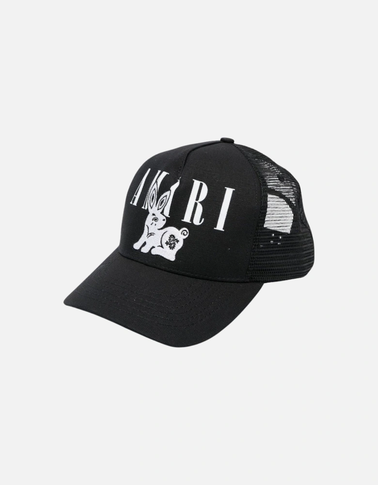 Bandana Rabbit Logo Black Hat