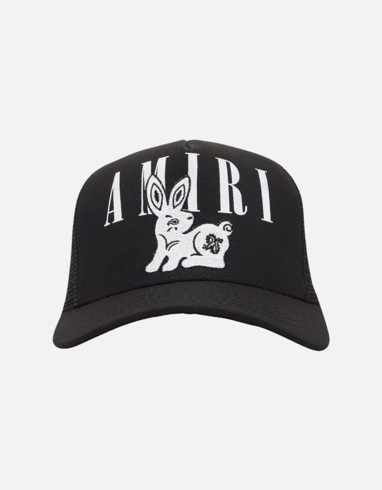 Bandana Rabbit Logo Black Hat