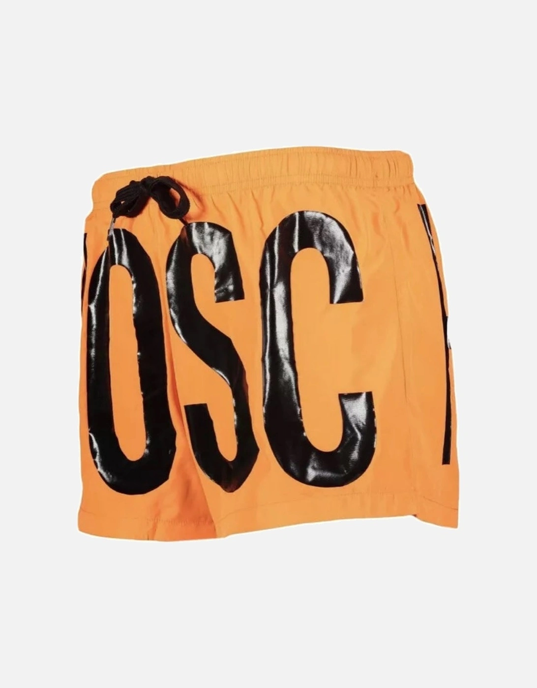 Brand Print Logo Light Orange Short Swim Shorts