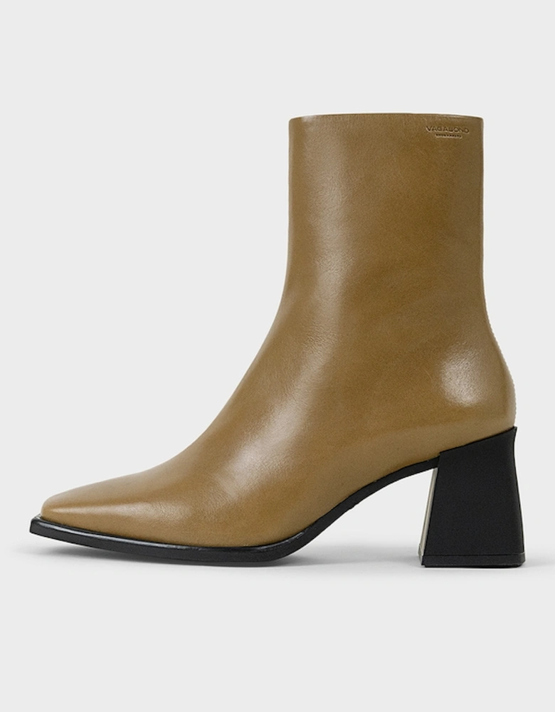 Hedda Leather Heeled Boots