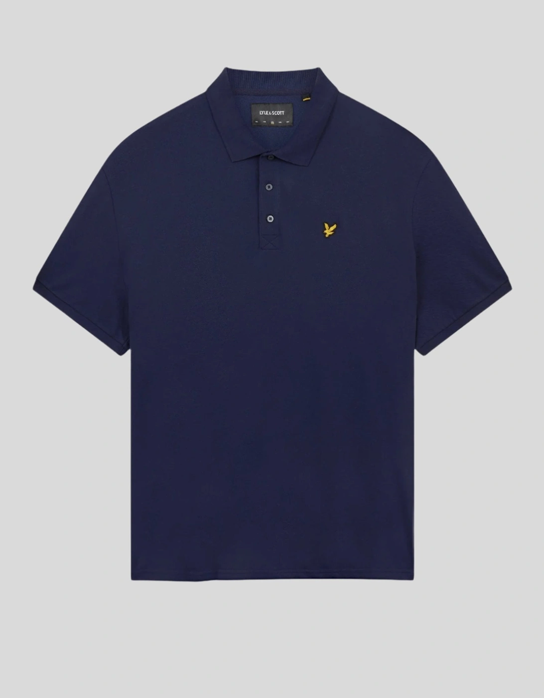 Lyle And Scott Men's Navy Cotton Polo Shirt  46/Regular 3XL